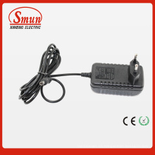 Adaptador de corriente DC 100-240VAC in, 24VDC Salida de pared de 0,5 A Montaje en la pared